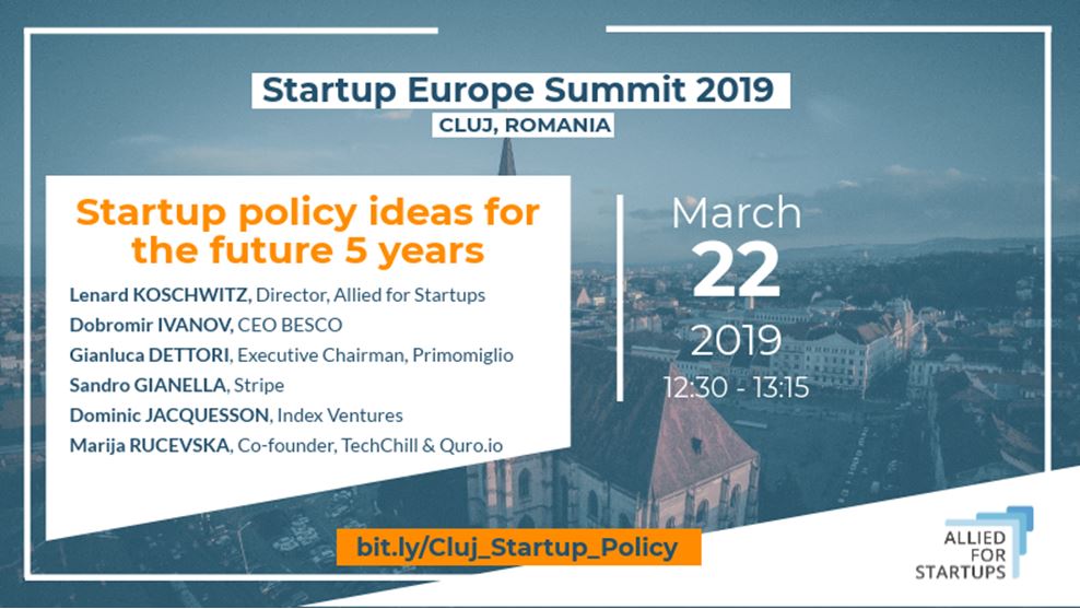 startup policy recommendations