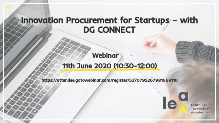 Innovation Procurement for Startups – with DG CONNECT