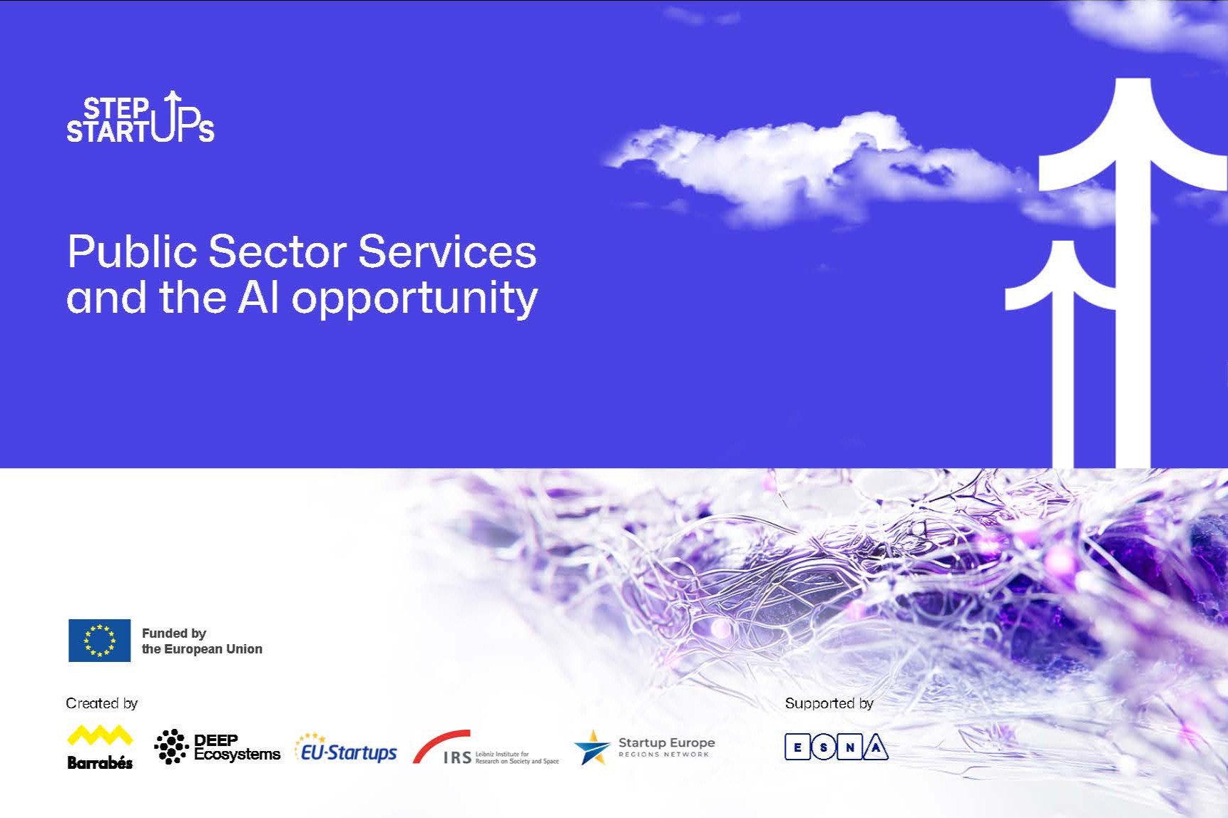 Cover page of the AI and the Public Services Sector Opportunity report