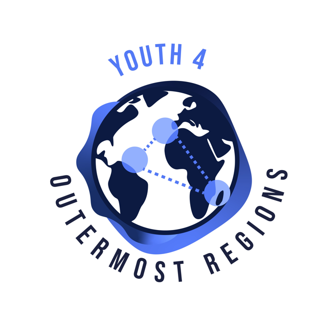 Logo of the Youth 4 Outermost Regions Project.